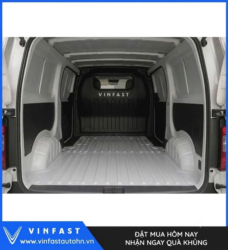 VinFast EC Van màu xanh rêu - Ảnh 3