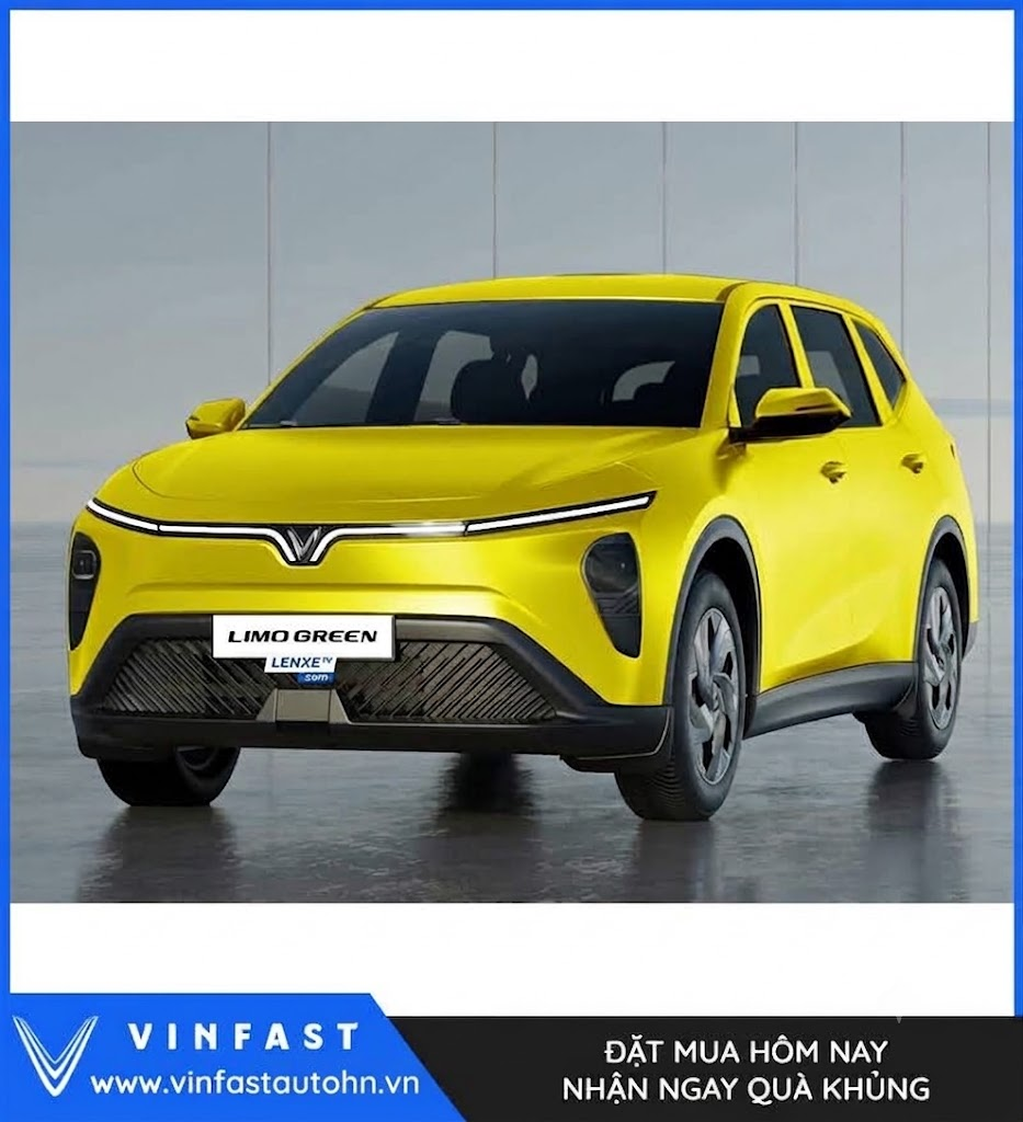 VinFast Limo Green màu vàng - Ảnh 2