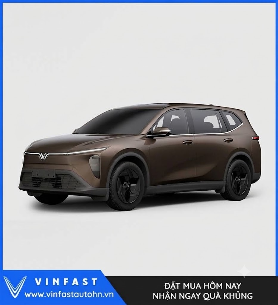 VinFast VF MPV 7 màu nâu - Ảnh 16