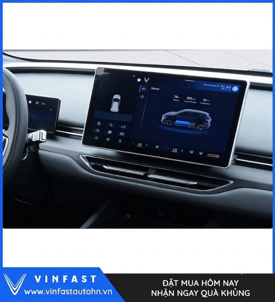 VinFast VF8 2026 Màu Đen Nóc Xám - Ảnh 10