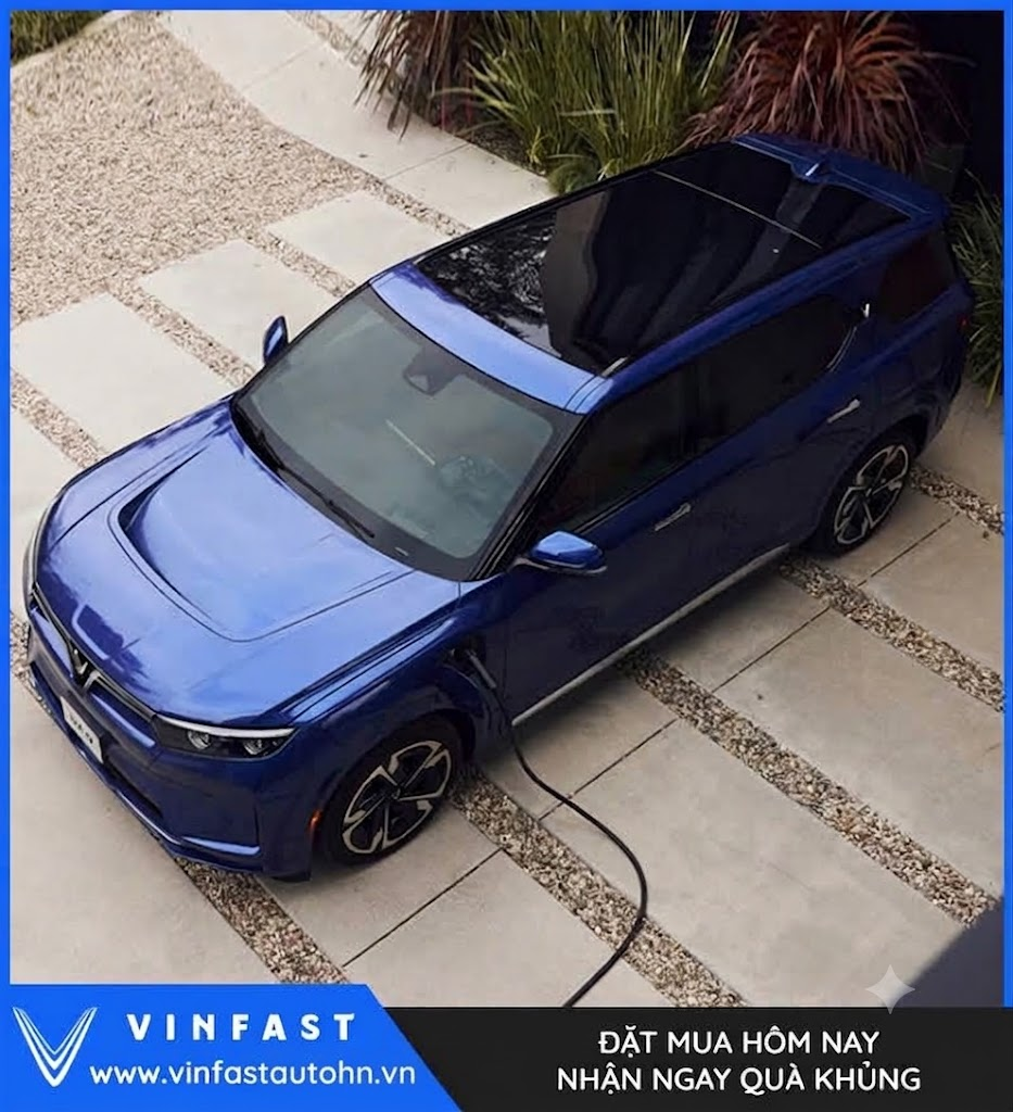 VinFast VF9 Plus 2023 màu xanh - Ảnh 15
