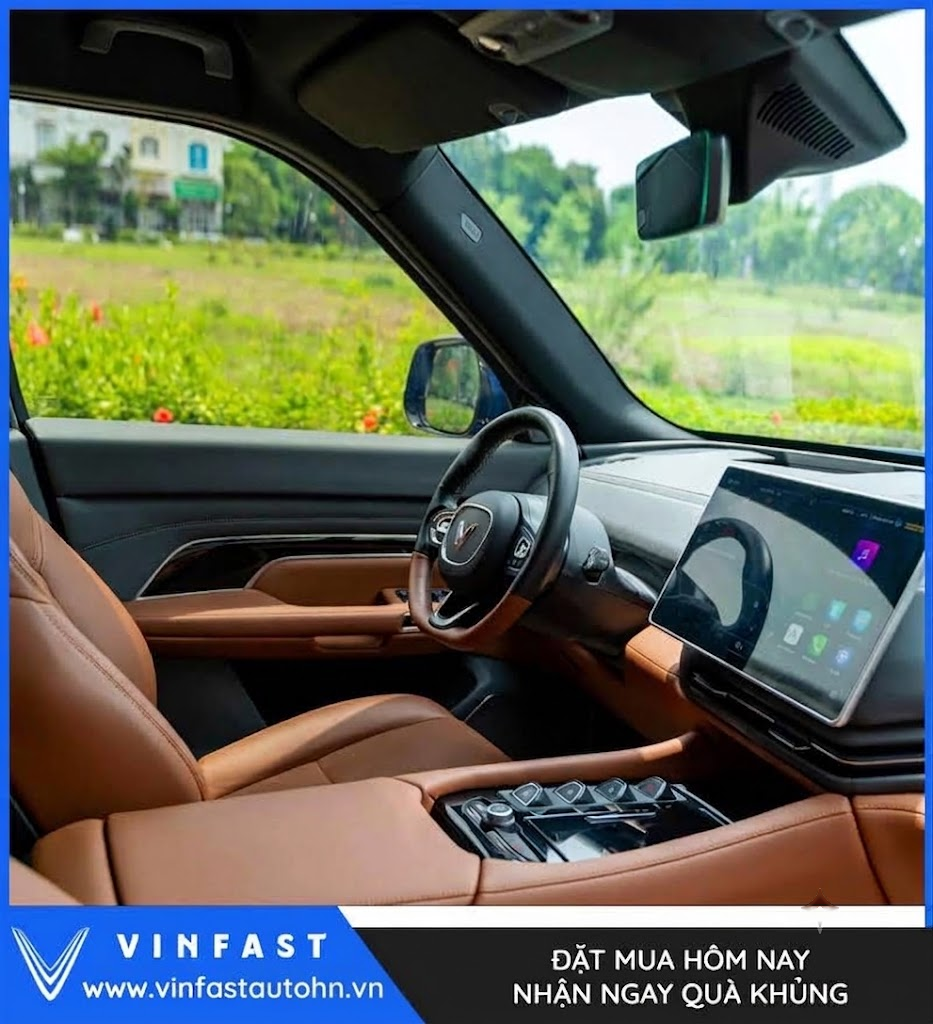 VinFast VF9 Plus 2023 màu xanh - Ảnh 6