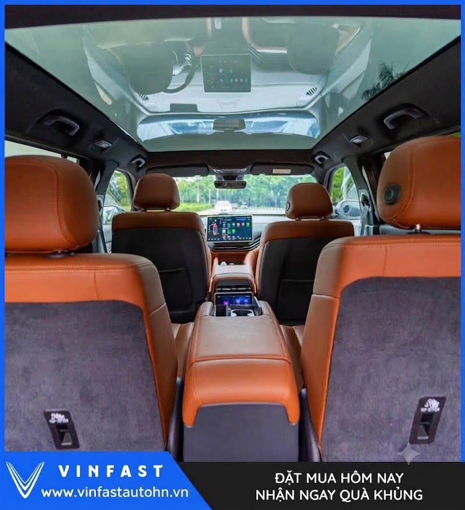 VinFast VF9 Plus 2023 màu xanh - Ảnh 8